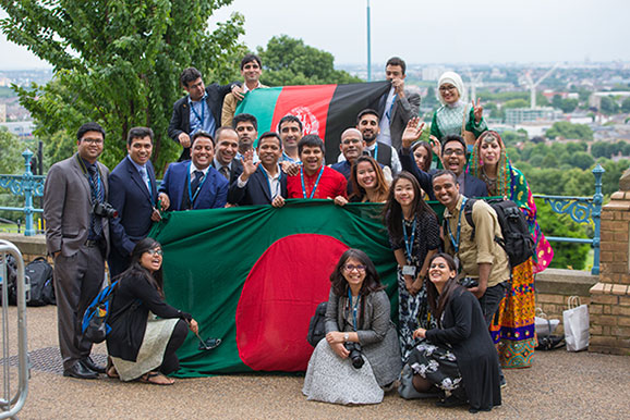 Afghan and Bangladeshi scholars Afghan and Bangladeshi scholars