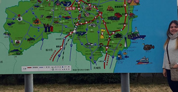Sandra at Fukushima Prefecture