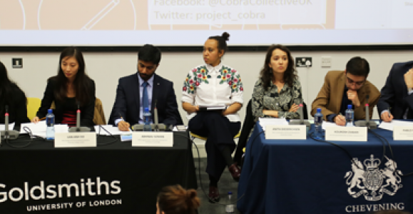 Chevening Debate panellists Chevening Debate panellists
