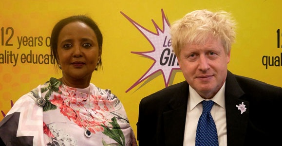 Amina Mohamed and Boris Johnson Amina Mohamed and Boris Johnson